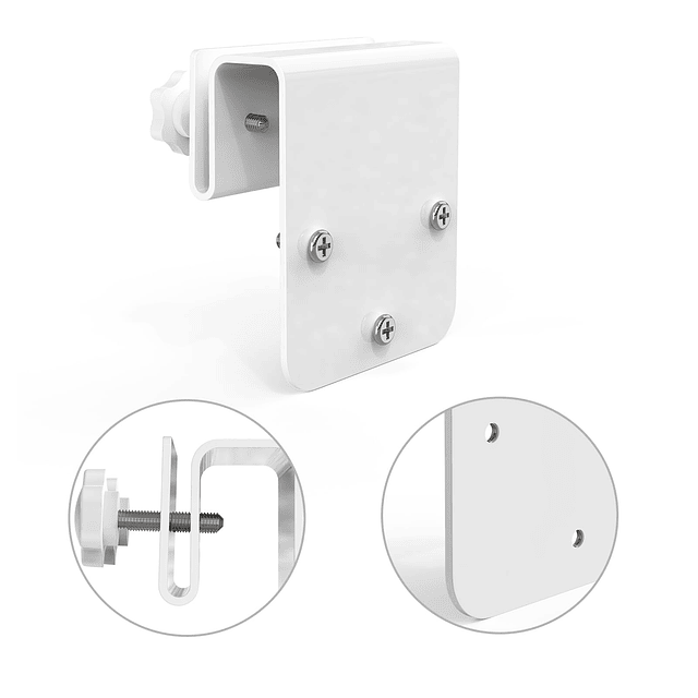 Soporte de canal para eufy Solocam S340, soporte sin taladro