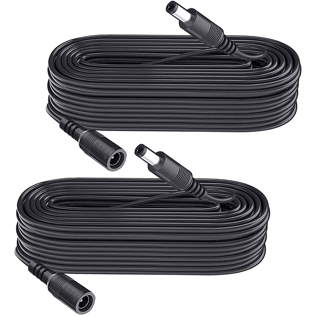 Cable de extensión de alimentación CC de 33 pies y 10 m para