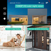 Cámaras de seguridad inalámbricas para exteriores, 1080P con