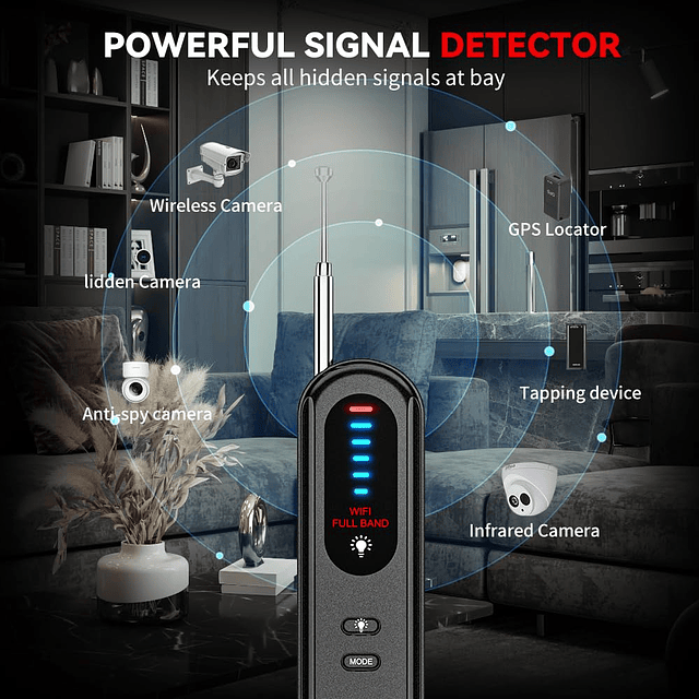 Detectores de cámara oculta, detectores de cámara portátiles