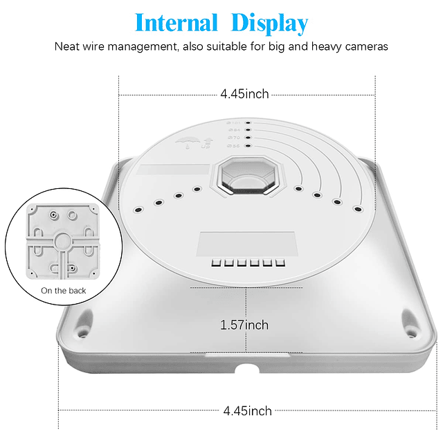 {Caja de conexiones universal para cámara} Caja de conexione