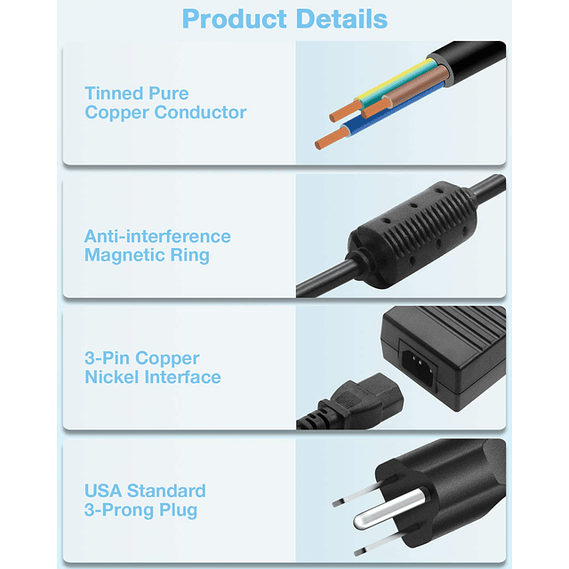 Fuente de alimentación de 24 V 5 A 120 W 100 V-240 V o 110 V