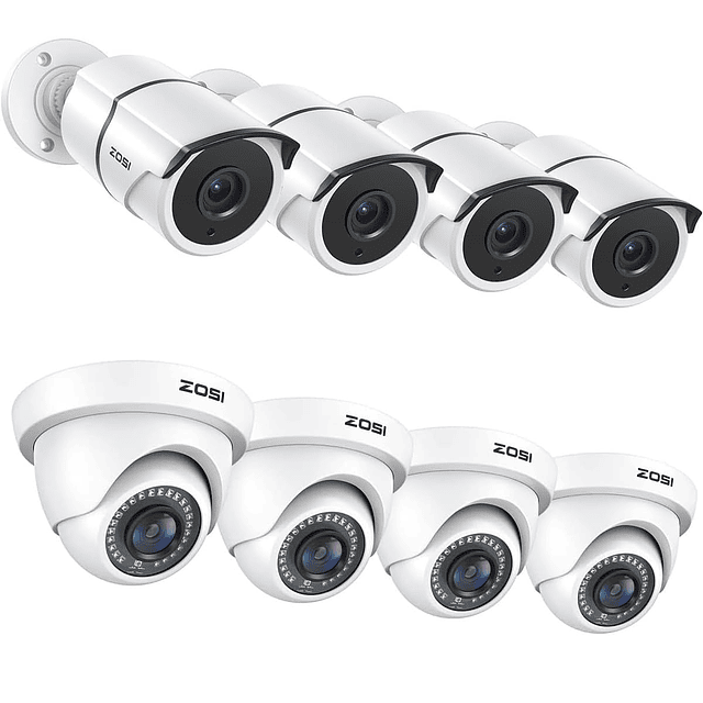 8PK 1920TVL 1080P Cámara de seguridad Lente de 0.142 in Cáma