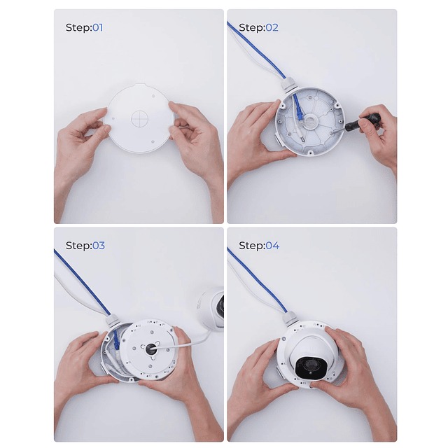 Caja de conexiones Reolink D20 para cámaras domo Reolink - R