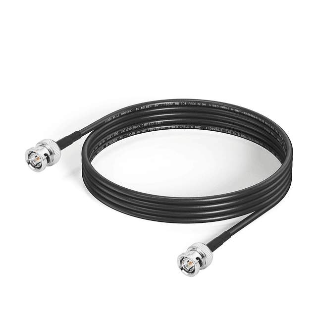 Cable 3G/6G HD-SDI Cable BNC Cable coaxial SDI corto de 6 pi