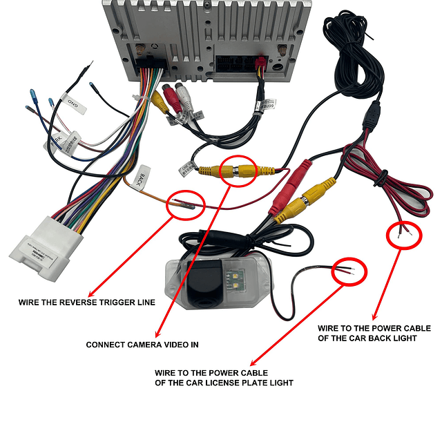 1080P CCD cámara de marcha atrás de coche para Mitsubishi La