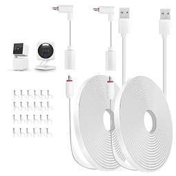 Cable de extensión de alimentación de 20 pies para Wyze Cam