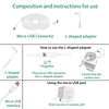 Cable de extensión de alimentación de 20 pies para Wyze Cam