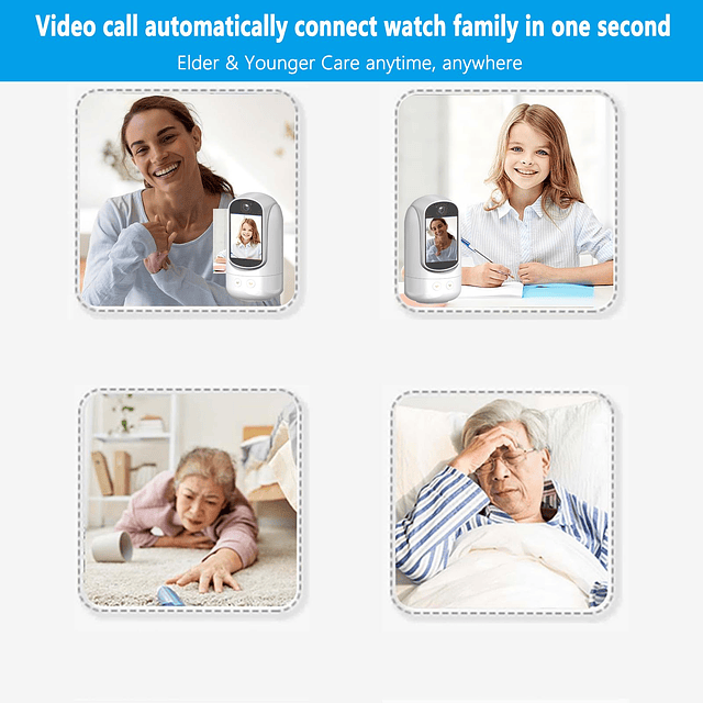 Cámara de vídeo bidireccional para interiores para el hogar,