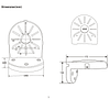 Soporte universal de montaje en pared para cámara de segurid