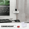 Soporte de pared de esquina compatible con Eufy T8410X Indoo