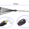 Paquete de 2 cables adaptadores divisores hembra a macho de