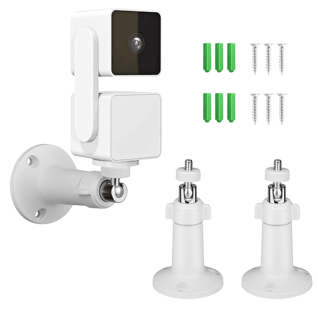 Paquete de 2 soportes de pared para Wyze Cam Pan V3 y Wyze C