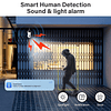 Cámara de seguridad con bombilla de 5 MP, inalámbrica para e