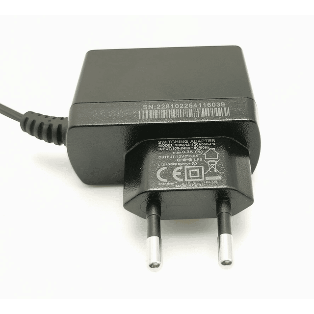 Fuente de alimentación de 12 V 0,5 A Adaptador de corriente