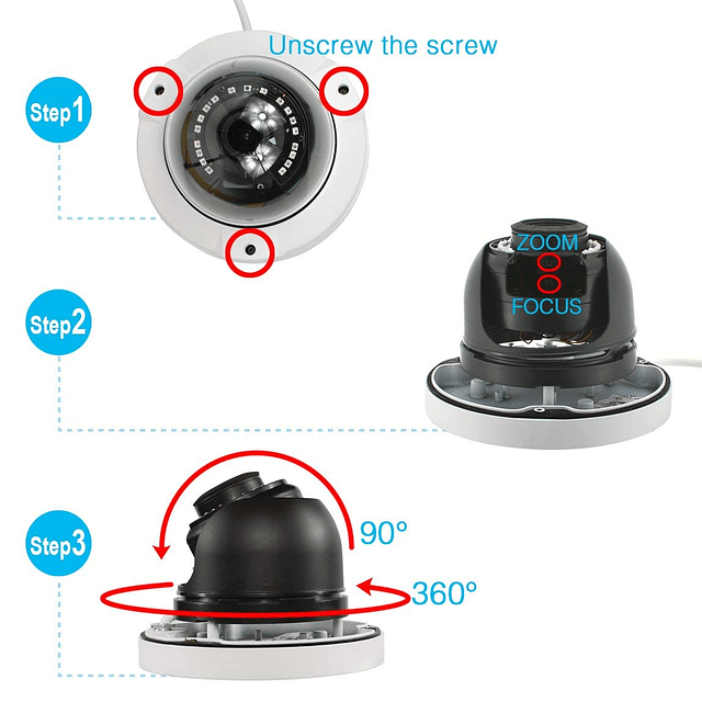 Cámara de seguridad analógica domo 1080P Cámaras de vigilanc