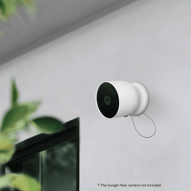 Cadena de seguridad anticaída para Google Nest Cam batería y