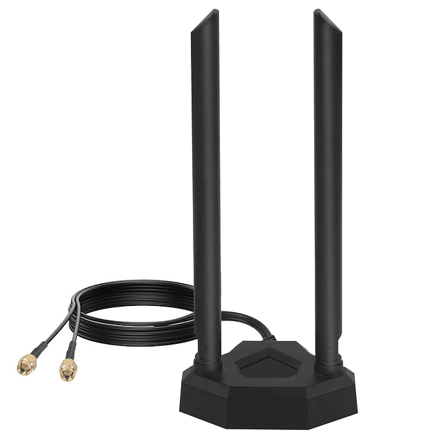 Nelawya Antena WiFi de Doble Banda 8dBi 2.4GHz 5GHz 5.8GHz B