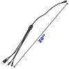 Cable adaptador divisor resistente para conector CC de luz L