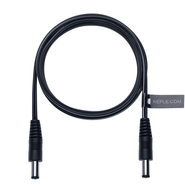 Cable de extensión de alimentación CC con conector macho a m