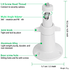 Paquete de 2 soportes de pared ajustables para Wyze Cam V4 /