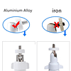 Paquete de 2 soportes de pared/techo de metal para cámara de