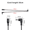 Cable divisor de fuente de alimentación para pedal con efect