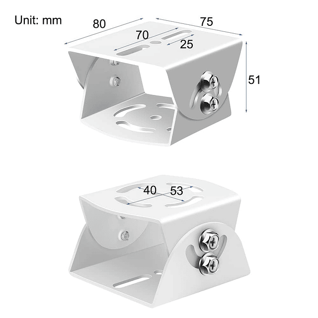 Cámara de seguridad CCTV Adaptador universal de soporte de m