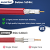 Cable SDI Cable BNC 3G 6G 12G Cable SDI Cable de vídeo BNC d