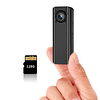 Body Cam Mini cámara corporal 4K HD con tarjeta de memoria d