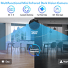 Cámara , microcámara con detección de movimiento y 4 lámpara