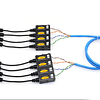 20 pares pasivos HD BNC Transmisor transceptor de vídeo Balu