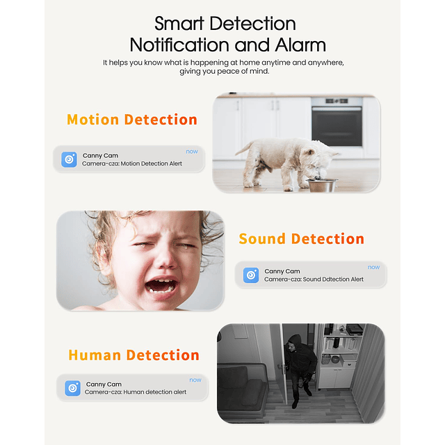 Cámara interior 4MP/2K, cámara para mascotas 5Ghz/2.4Ghz WiF