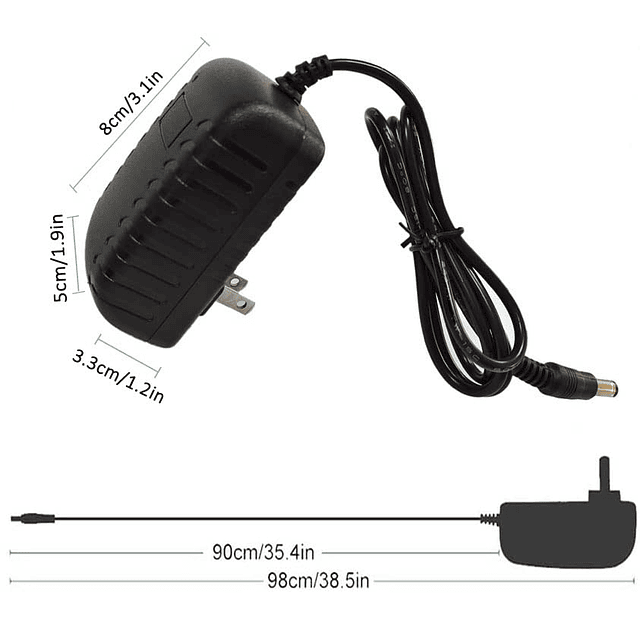 Adaptador de corriente de 5 voltios y 3 amperios Convertidor