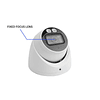 Cámara de seguridad tipo torreta TVI de 2 MP con visión noct