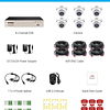 8CH 1080P H.265 Sistema de cámara de seguridad para el hogar