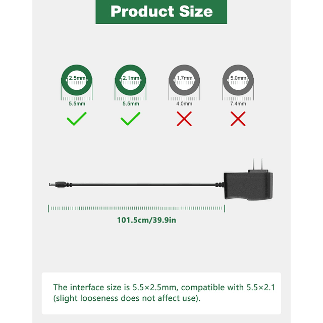 Fuente de alimentación de 12 V 1 A, 100-240 V CA a CC 12 vol