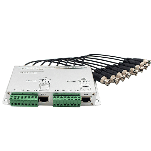 Cámara de seguridad CCTV de 8 canales Transceptor balun de v