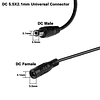 Cable de extensión de alimentación CCTV de 12 V CC de 2,1 x