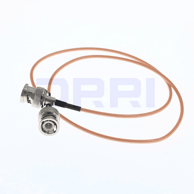 RG316 50 ohm BNC macho a BNC macho adaptador vídeo coaxial R