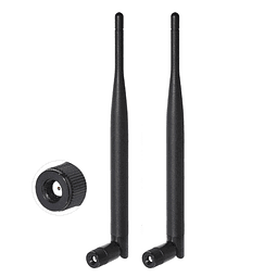 Bingfu Antena macho WiFi de doble banda 2,4 GHz 5 GHz 5,8 GH