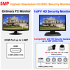 1stPV Monitor de seguridad profesional Super HD 5MP 16:9 de