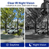 Cámara IP 4K PTZ POE para exteriores con zoom óptico Pan Til