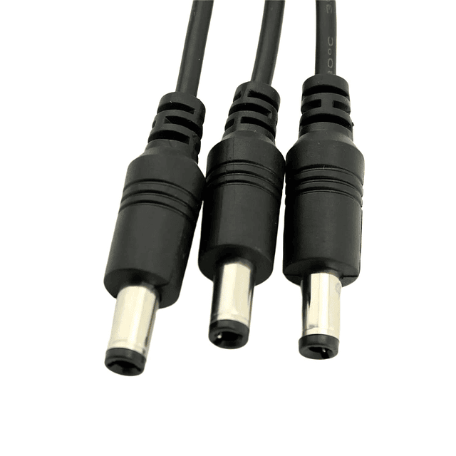 2 piezas CCTV DC cable divisor de alimentación 5,5 mm x 2,5