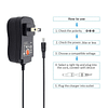 POWSEED Adaptador de CA universal de 36 W, 3-12 V, 3 A, con