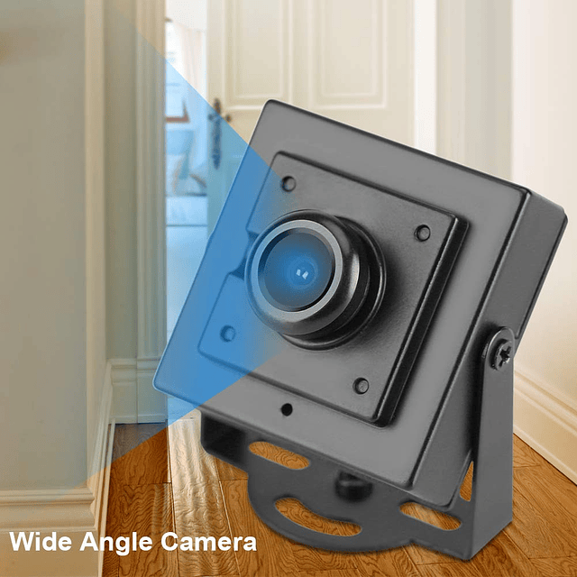 Mini HD 700TVL 170° gran angular 2,1 mm lente cámara de segu