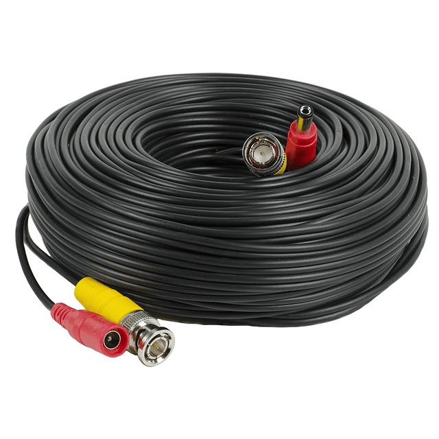 Paquete de 4 cables para cámara de seguridad CCTV de aliment