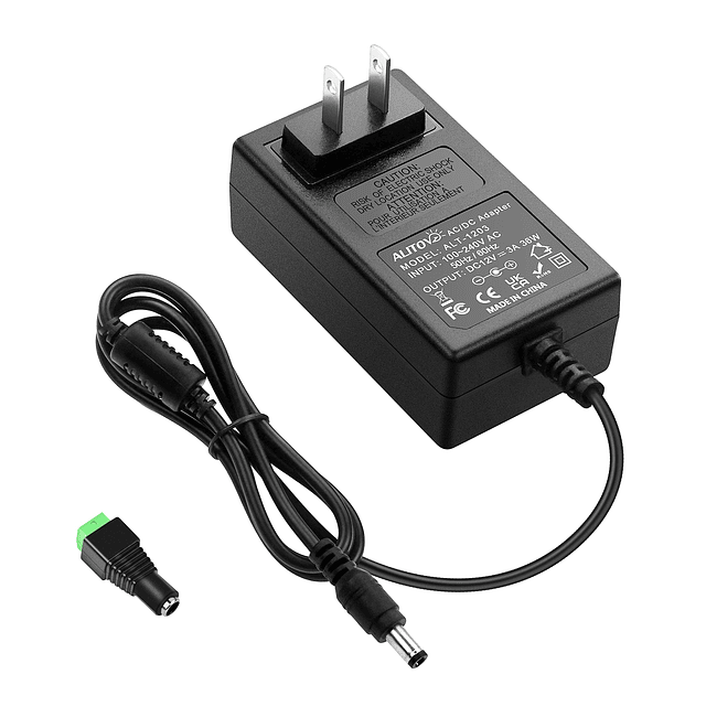 Adaptador de fuente de alimentación de 12 V 3 A 100 ~ 240 V