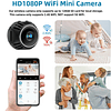 W8 1080P WiFi Mini cámara, cámaras ocultas, cámara interior,