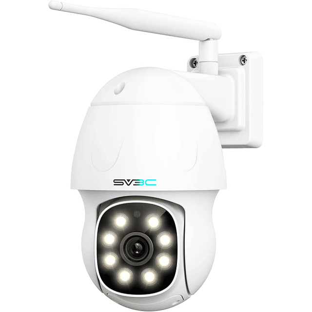 Cámara IP de seguridad 4K para exteriores, 8MP PTZ Pan Tilt